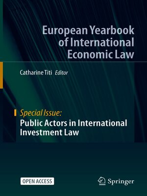 cover image of Public Actors in International Investment Law